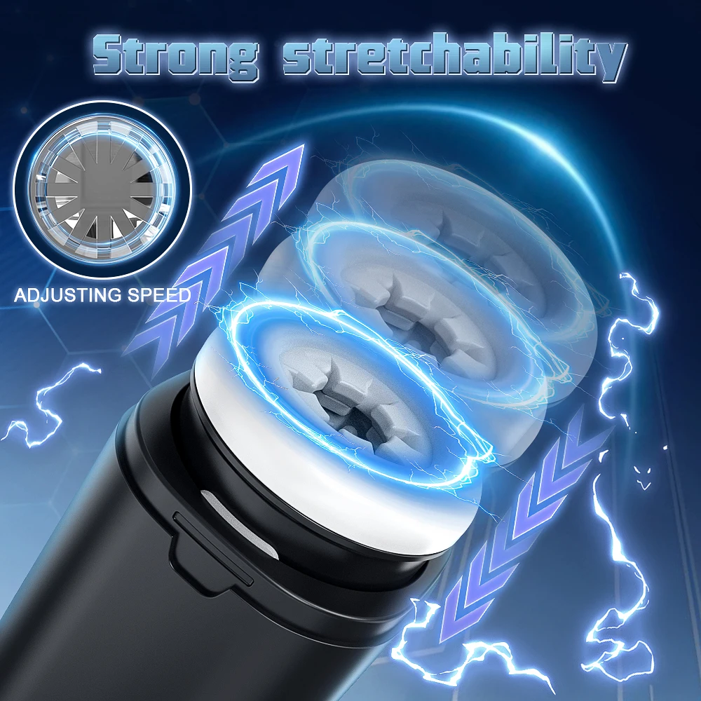 Automatischer Masturbator Stroker Blowjob Sexmaschine mit 10 Saug und Vibrationsmodi