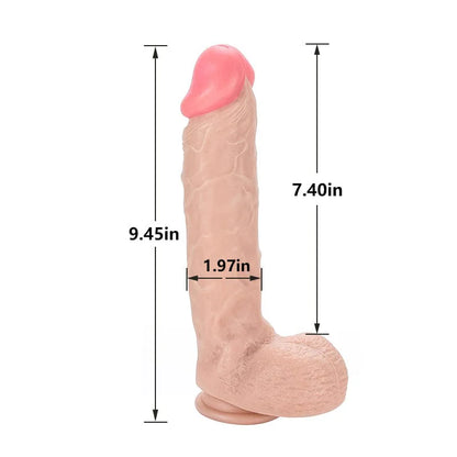 Saugnapfdildo Realistischer Riesen Dildo Gummipenis Paul 24cm
