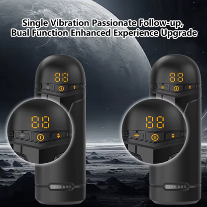 LED-Anzeige Automatischer Masturbator Stroker mit 9 Saug & Stoß & Vibrationsmodi