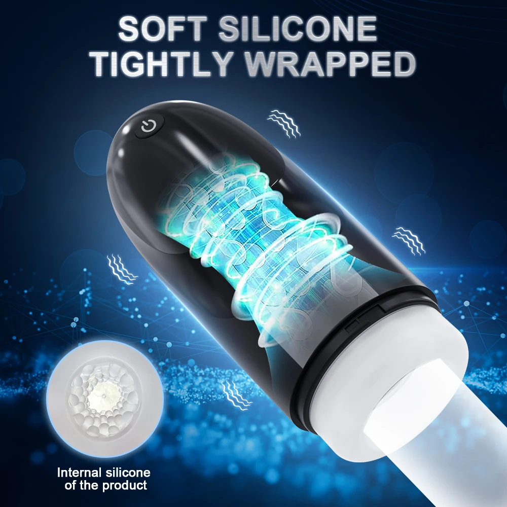 Automatischer Masturbator Pocket Pussy Stroker Machine mit 3 Vibrations und 9 Saugmodi