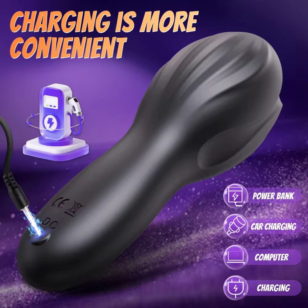Automatische Penistrainer Vibrator Eichel Stimulator Massagegerät mit 9 Vibrations