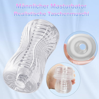 Realistischer Masturbator Pocket Pussy Masturbatoren mit 3D Vagina