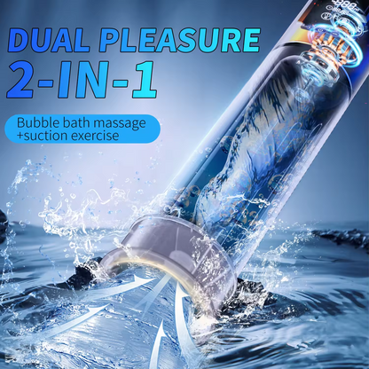 Elektrische Penispumpe Erektionstrainer Blowjob mit 4 Leistungsstarke Saugkraft