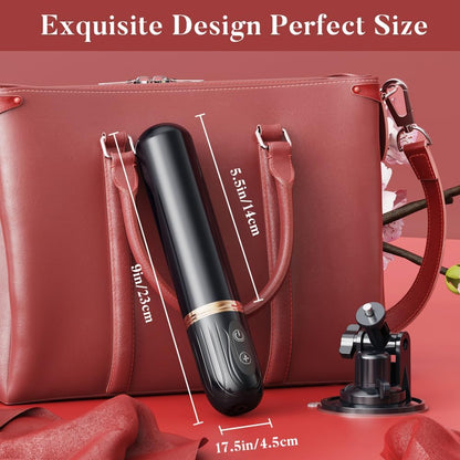 Realistische Dildo Sexmaschine Vibrator mit 10 Stoßfunktion und 10 Vibration Modi