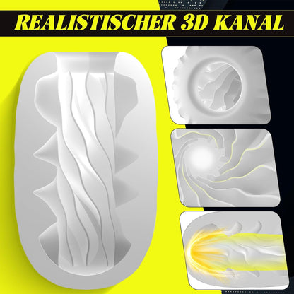 3D Realistisch Masturbator Eichel Stimulation Pocket Pussy Taschenmuschi Blowjob