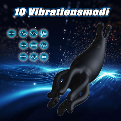 Elektrischer Penistrainer Vibrator Stimulator Masturbator mit 10 Vibrationsmodi