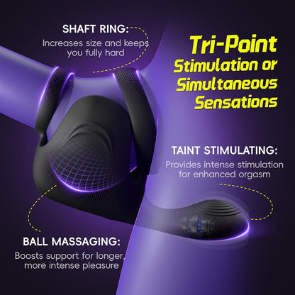 Hoden Cock Ring Penis Trainer Vibrator Stimulator Masturbator mit 10 Vibrationsmodi