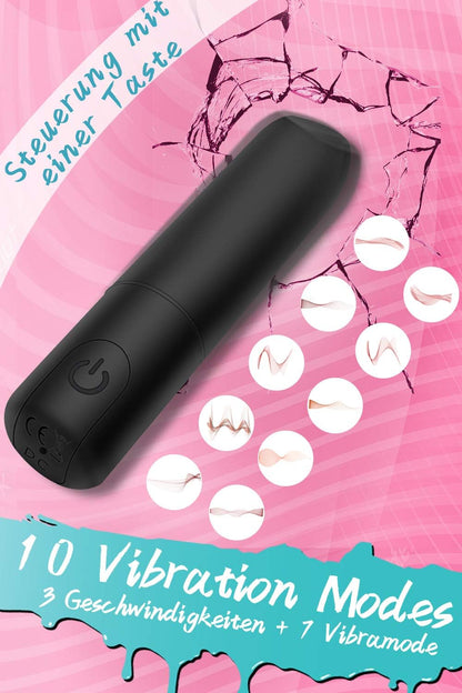 Mini vibratoren Bullet Vibrator Analvibrator mit 10 Vibrationsmodi