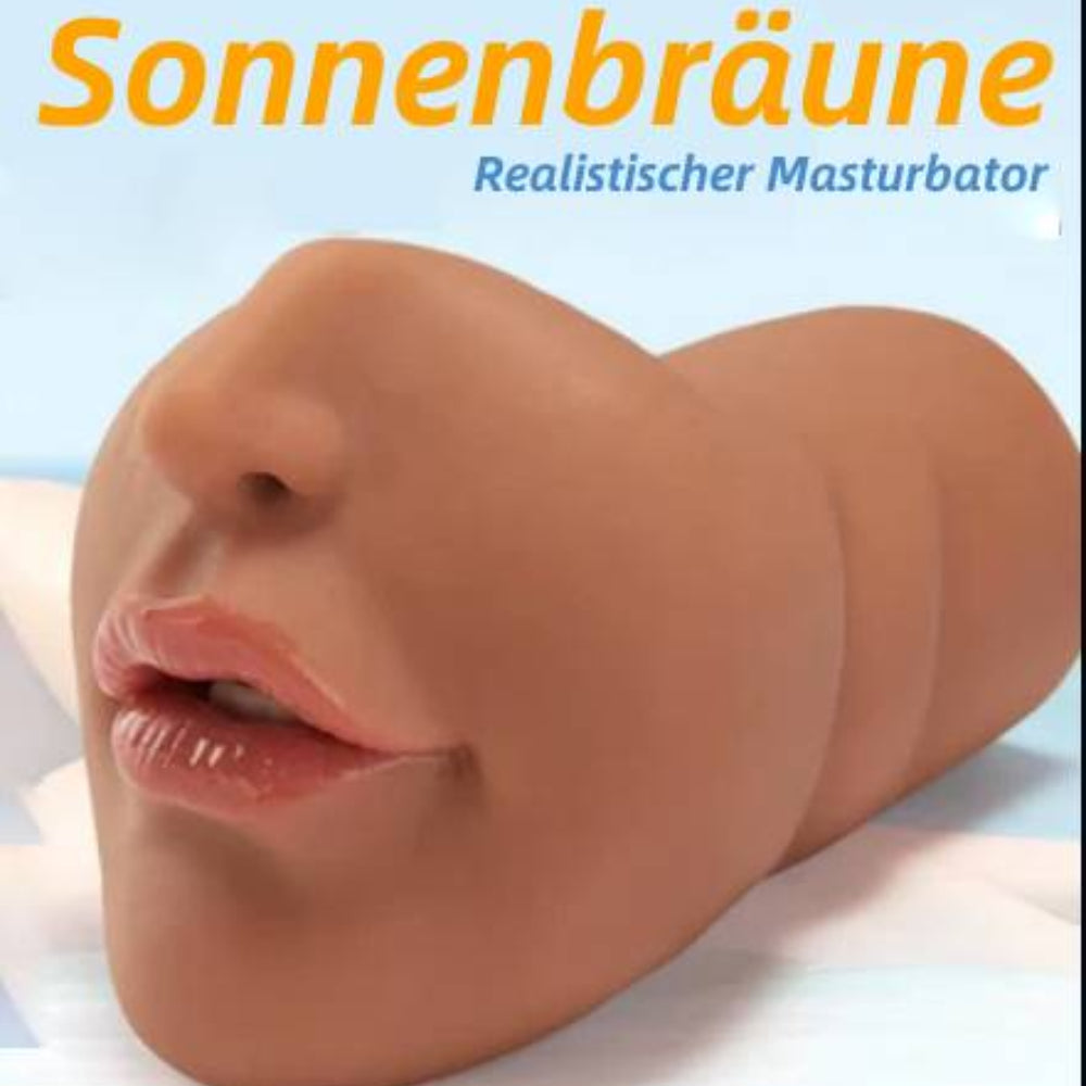 Braune Blowjob Taschenmuschi Realistischer Masturbator Pocket Pussy