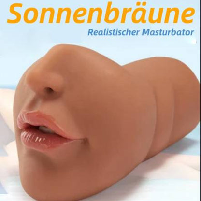 Braune Blowjob Taschenmuschi Realistischer Masturbator Pocket Pussy