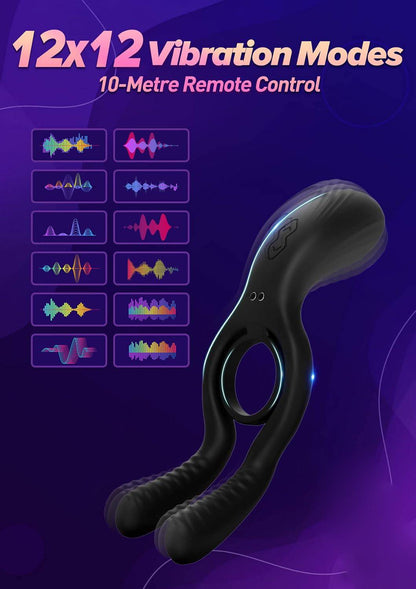 Pincers Penisvibrator Eichelmassager Masturbator mit 10 Vibrationsmustern