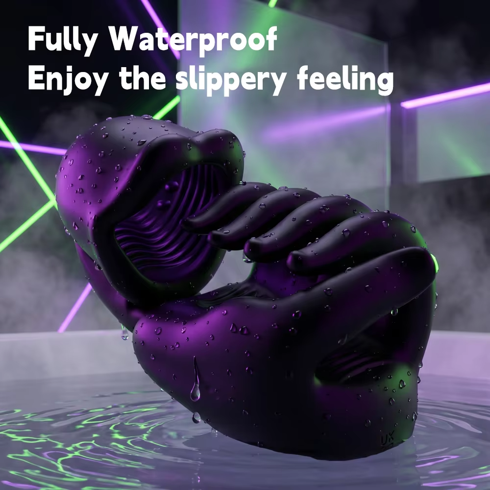 Eichel-Trainer Penis Vibrator Stimulator Masturbator mit 10 Vibrationsmodi & Twist & Rub