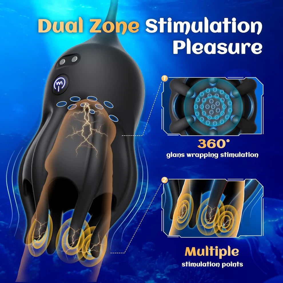 Elektrischer Penistrainer Vibrator Eichelstimulator mit Harnröhrensound & 10 Vibrationsmodi