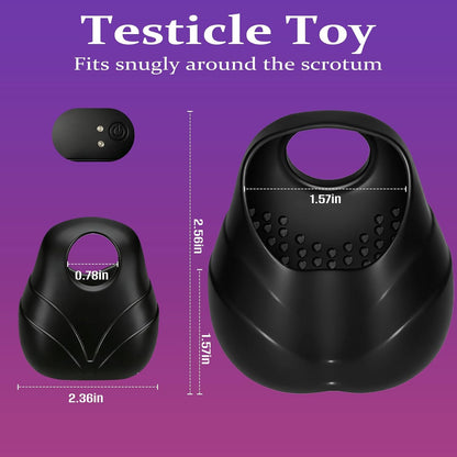 Hodenstimulator Cockring Vibrator Penis Trainer Massagegerät mit 12 Modi