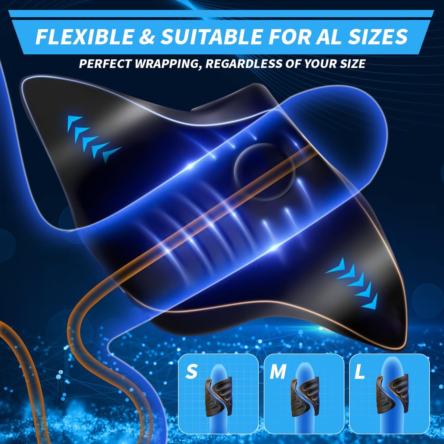 Elektrischer Penistrainer Vibrator Stimulator Masturbator mit 9 Vibrationsmodi