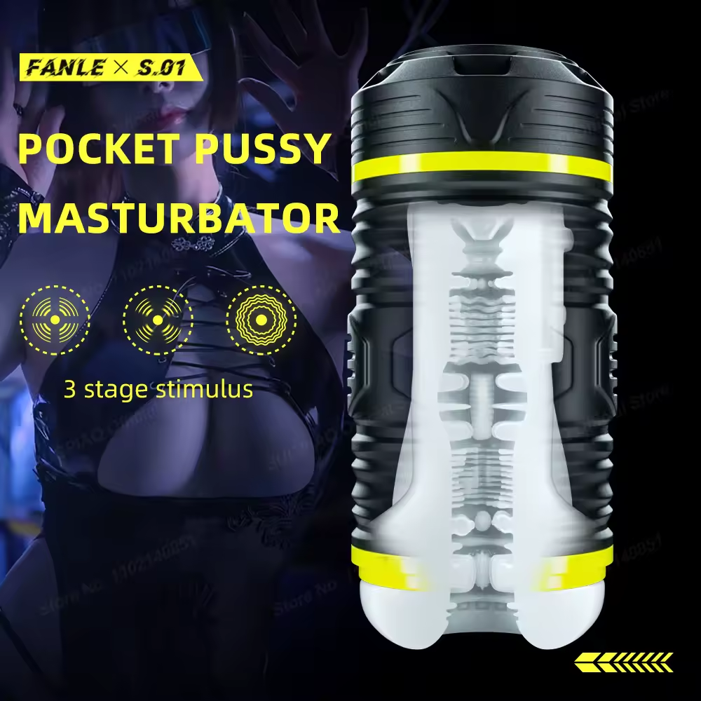 5D Pocket Pussy Masturbatoren Penistrainer Blowjob Maschine