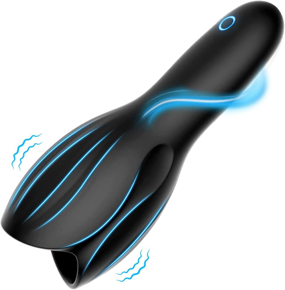 Automatische Penistrainer Vibrator Eichel Stimulator Massagegerät mit 9 Vibrations