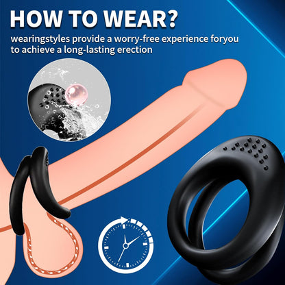 Silikon Cock Ring Penisvergrößerung Eicheltrainer