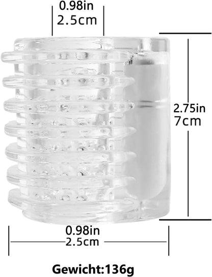 2-IN-1 Vielseitig Masturbator Penishülle Trainingsgerät mit Intensive Massagestruktur