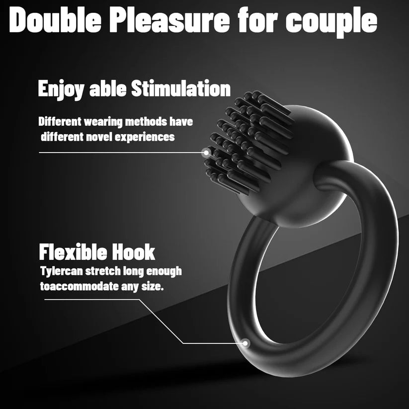 Elektrische Penisring Massagegerät Cock Stimulator mit 10 Vibrationsmodi
