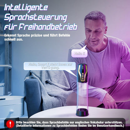 Elektrische Penispumpe Penisvergrößerung Masturbator  mit 4 Saugstufen & Trainingsmodi