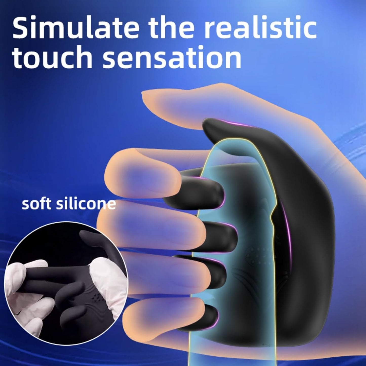 360° Umfassender Penistrainer Eichelvibrator mit 10 Vibrationsmodi & APP-Steuerung