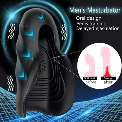 Automatischer Penistrainer Glans Vibrator Masturbatoren mit 10 Geschwindigkeiten