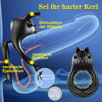 Penisring Vibrator Penisringe Vibrierender Cockring mit 10 Vibrationsmodi