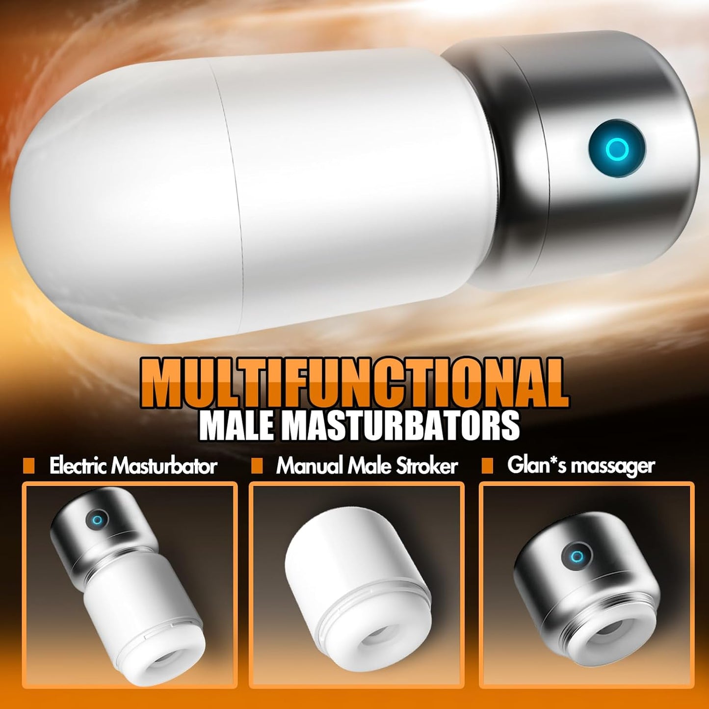 Abnehmbarer DIY Masturbator Penispumpe Pocket Pussy Stroker mit 9 Vibrationsfunktionen