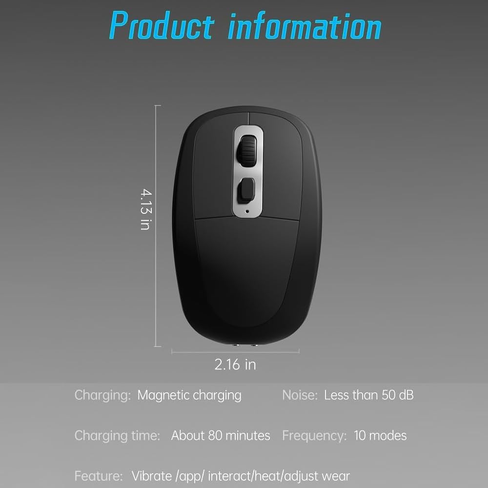 Elektrischer Masturbator Penistrainer Vibrator Eichel Stimulator mit 10 Vibrationsmodi