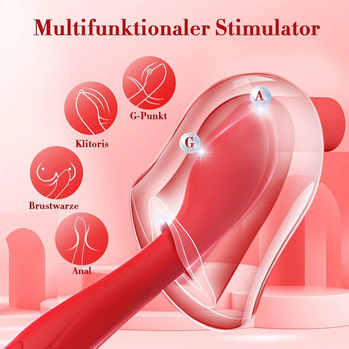 G Punk Vibrator Klitoris vibratorensets mit 10 Vibrationmodi