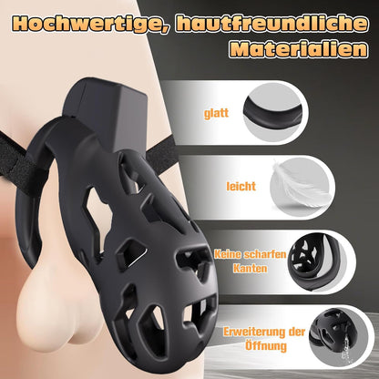 Innovatives 3D-Druck-Design Keuschheitsgürtel Groß Peniskäfig Chastity Cage