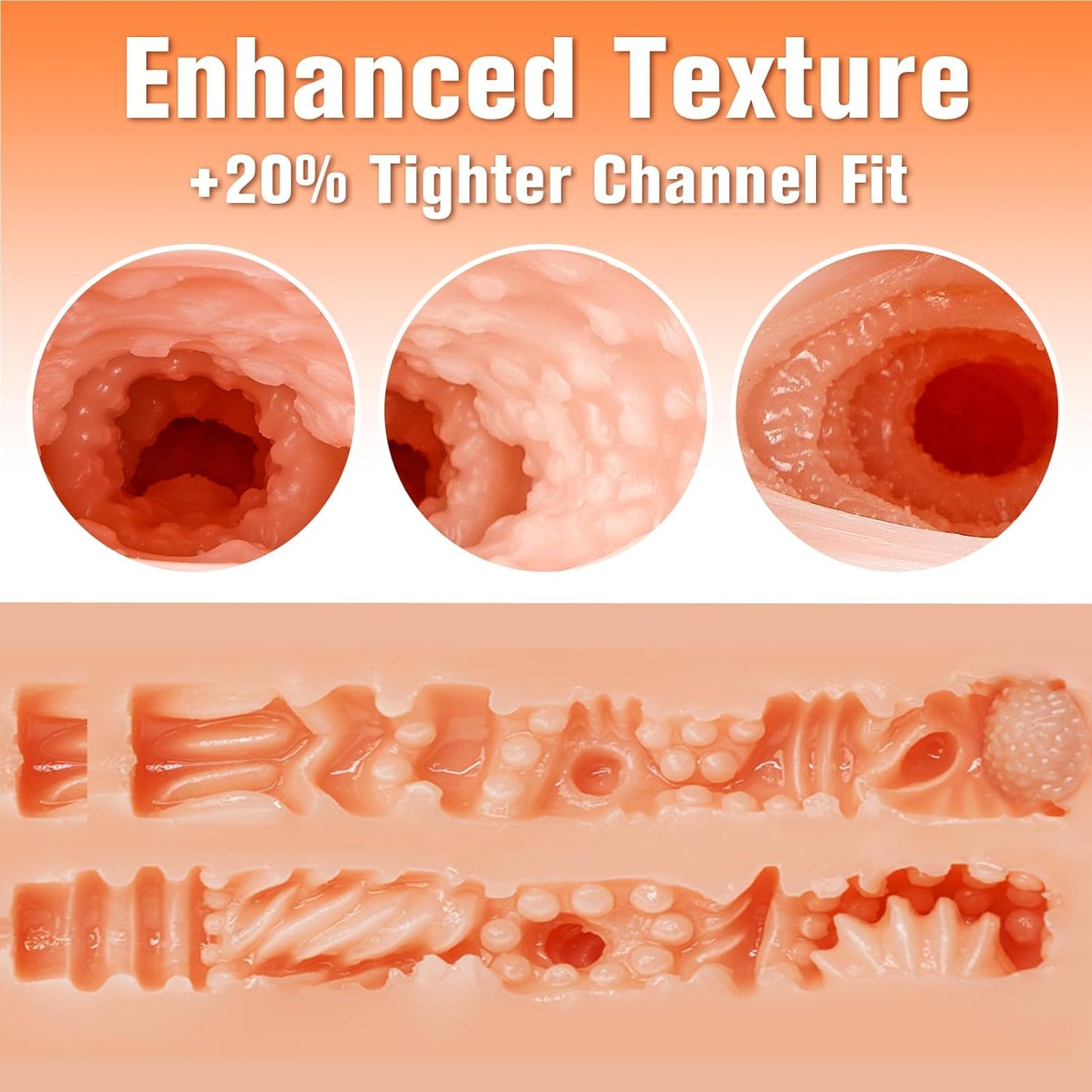 2 IN 1 Tragbarer Realistische Sexpuppe Arsch Masturbator