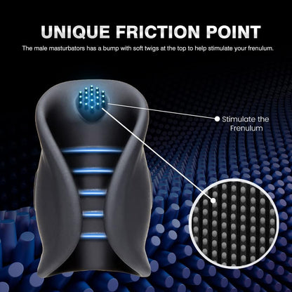 Elektrische Masturbatoren Penis Trainer mit 10 Vibrationsmodi