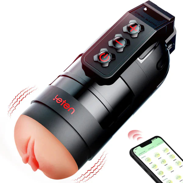 360° Quetschen Lecken Auto Masturbator Stroker Blowjob mit 10 Vibrationsmodi