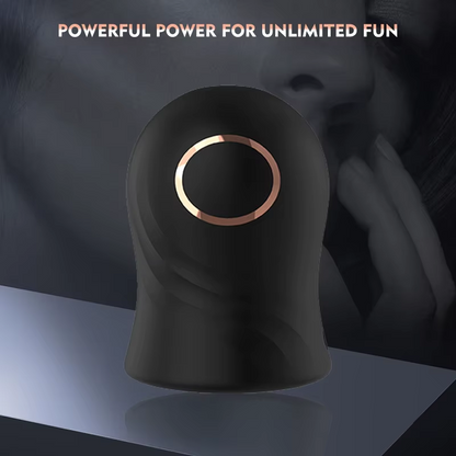 Elektrische masturbators Penistrainer Eikelstimulator met 12 vibratiemodi 