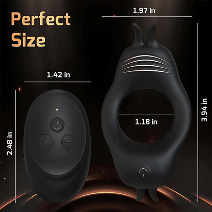 Elektrische Penisringe Vibratoren mit 10 Verschiedene Starke Stimulationen