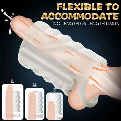 Elektrischer Penistrainer Vibrator Masturbatoren mit 10 Leistungsstark Vibrationenmodi