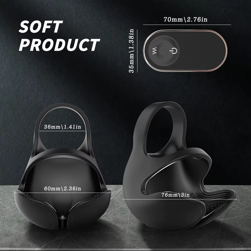 Penistrainer Vibrator Cockring Eichel Massagegerät Masturbator mit 9 Vibrationsmodi