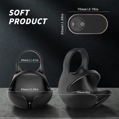 Penistrainer Vibrator Cockring Eichel Massagegerät Masturbator mit 9 Vibrationsmodi