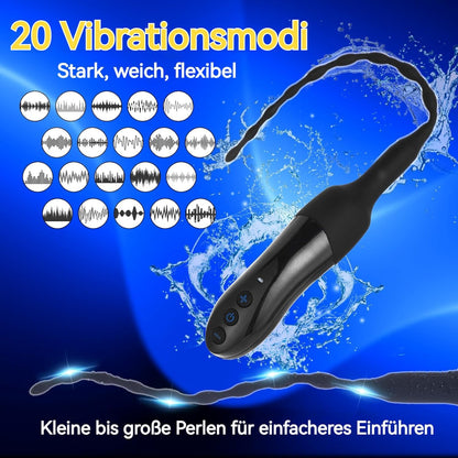 Harnröhren Dilatatoren Penis Plug Trainer Vibrator Eichel Stimulator mit 20 Modi