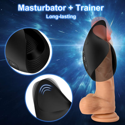 Elektrischer Penistrainer Stimulator Stroker Masturbator mit 10 Vibrationsmodi
