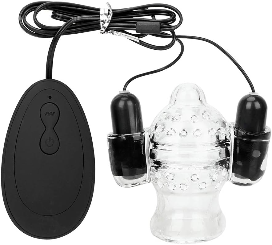 Vibrationsmassagegerät Eichel-Trainer mit Dual-Bullet Vibratoren & 20 Geschwindigkeiten