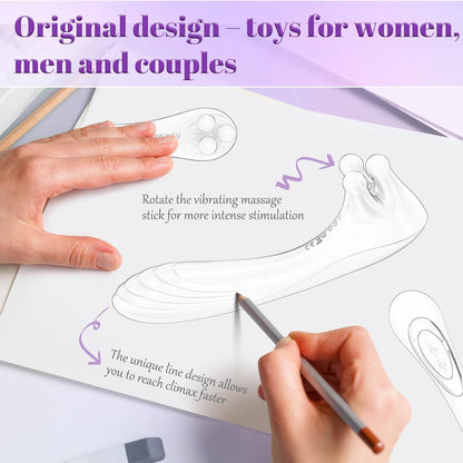 5 IN 1 G Punkt Klitoris Vibratoren Paare Sexspielzeug mit 9 Vibrationsmodi