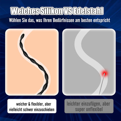 Urethral Dilator Dilatoren Penis Plug Stimulator Vibrator mit 10 Vibrationsstufen