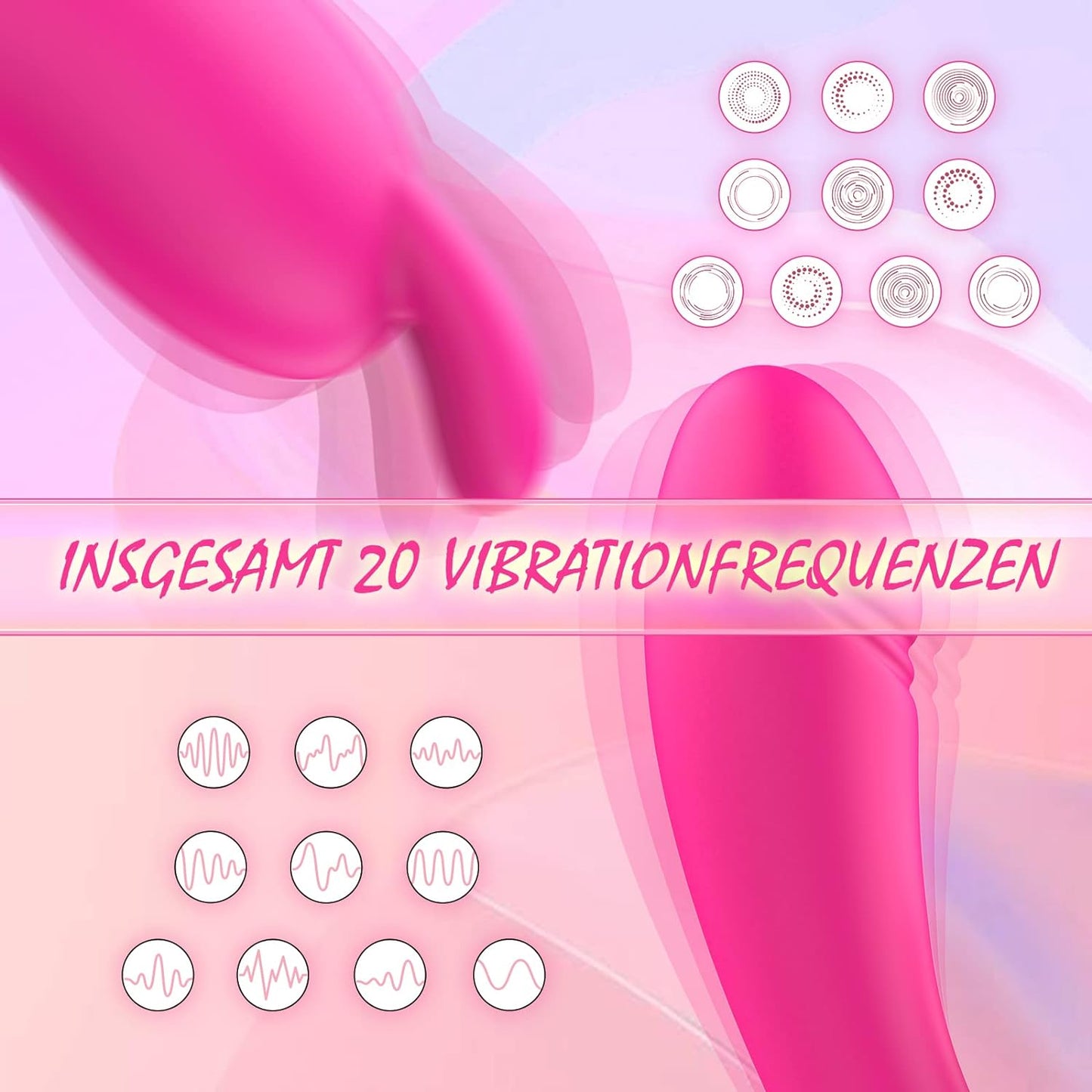 G Punkt Vibratoren Leise und Stark Klitori Mit 20 Vibrationmodi