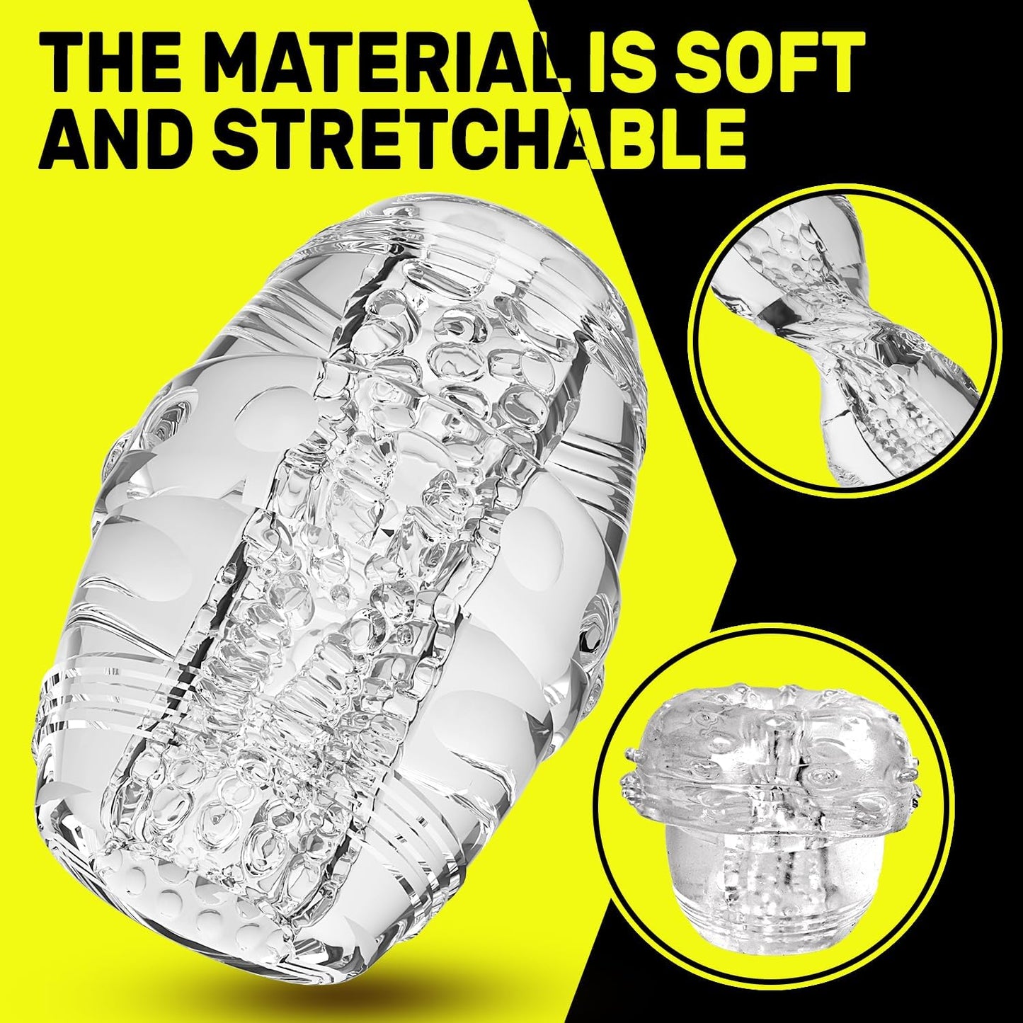 5D Taschenmuschi Masturbatoren Eichel Stimulator Pocket Pussy Blowjob