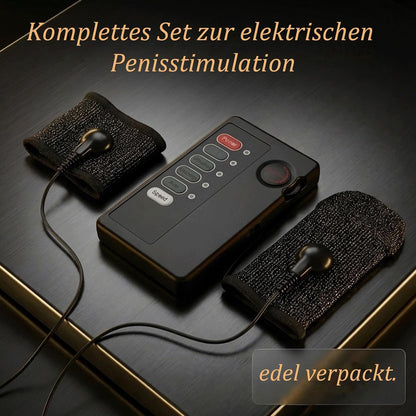 Elektro Schock Penisringe Stimulator mit 8 Stromschlagmodi und 19 Stromschlagintensitäten