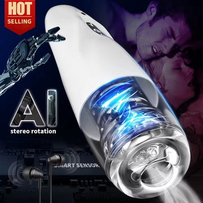 Automatische Rotation Masturbator Blowjob Maschine mit 10 Vibrationsmodus