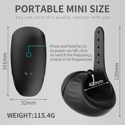 360° Umhüllung Automatische Penistrainer Eichelmassagegerät mit 10 Vibrationsmodi